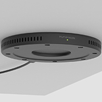 NeatCharge, Caricabatterie wireless con montaggio sottoscrivania, adesivo grigio e sensore di allineamento, Nero