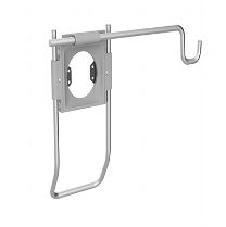 Supporto accessori con maniglia e staffa accessori universale, grigio