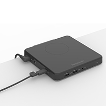 M/Connect 2 - 100W Split dock indipendente, montaggio a morsa, nero