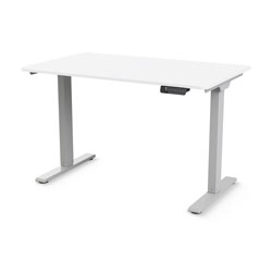 eFloat Go 2.0, 584 mm x 1168 mm Piano in laminato bianco e base argento