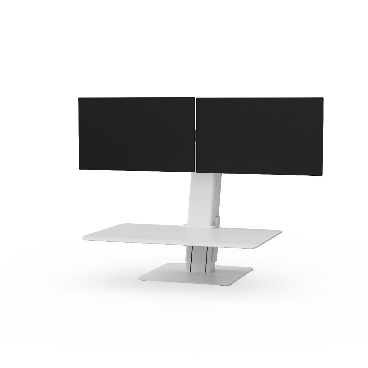 QuickStand Eco, schermo doppio, Bianco